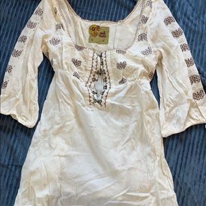 3/$30 Free People peasant blouse boho style
